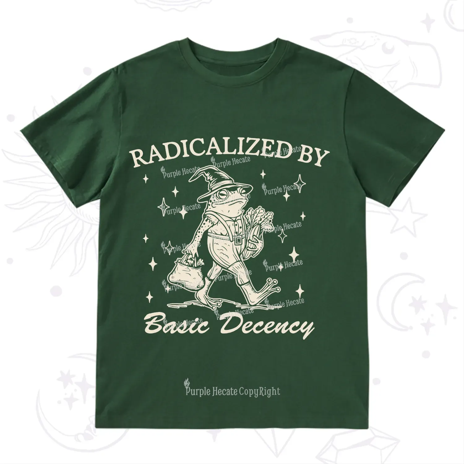 Purplehecate Radicalized By Basic Decency T-Shirt
