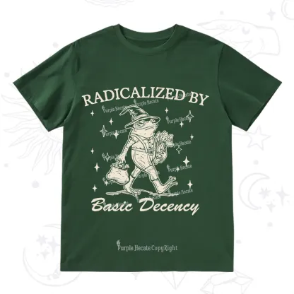 Purplehecate Radicalized By Basic Decency T-Shirt