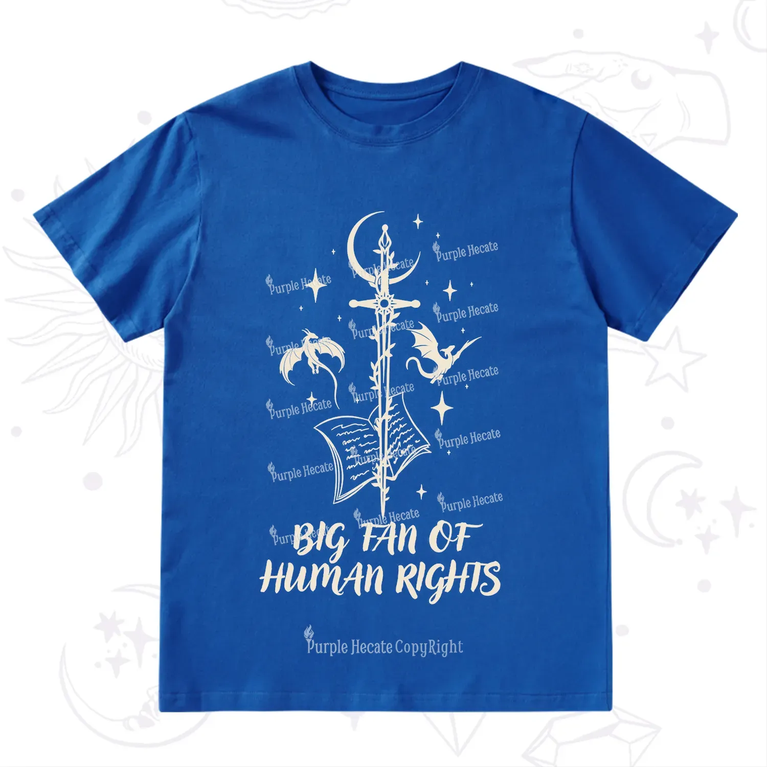 Purplehecate Big Fan Of Human Rights T-Shirt