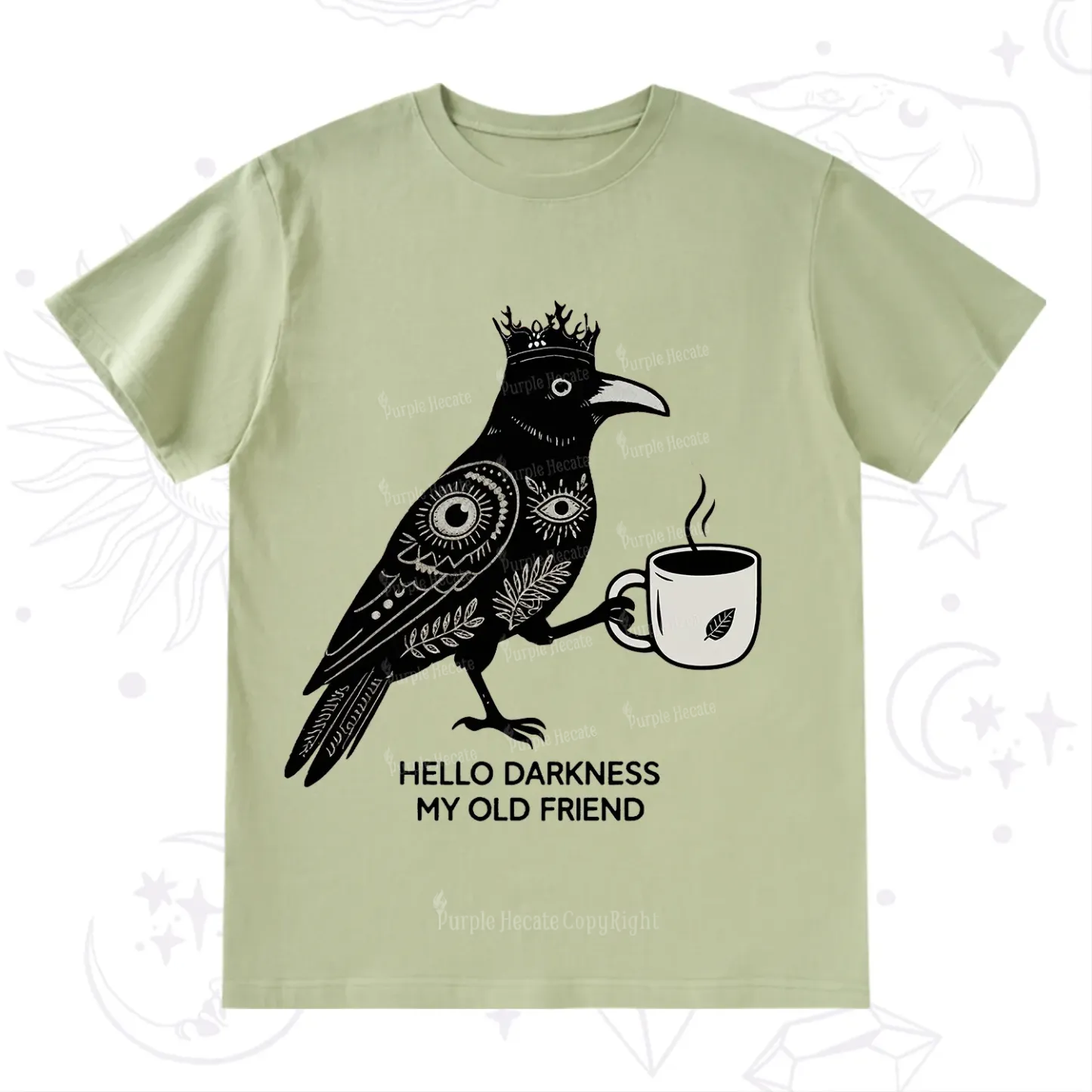 Purplehecate Hello Darkness My Old Friend T-Shirt