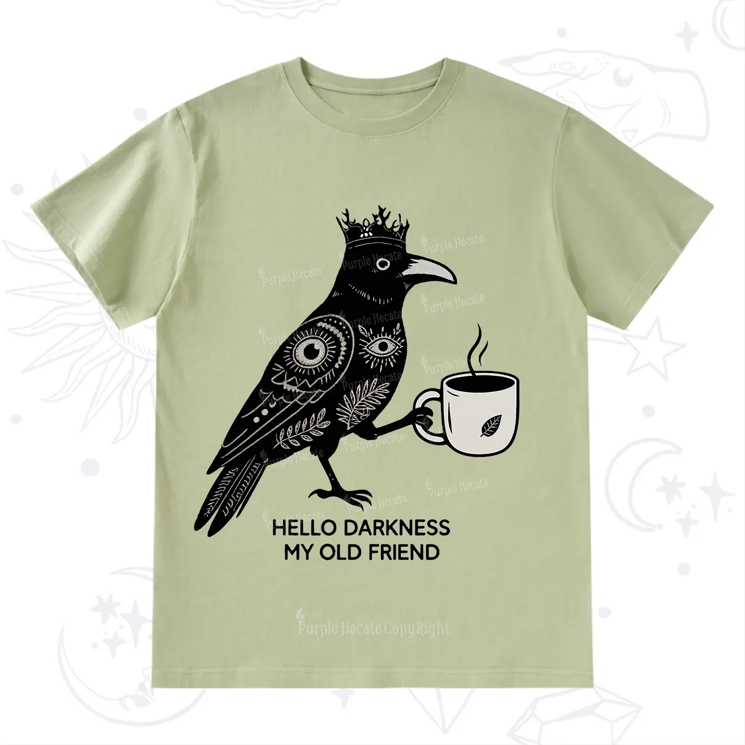 Purplehecate Hello Darkness My Old Friend T-Shirt