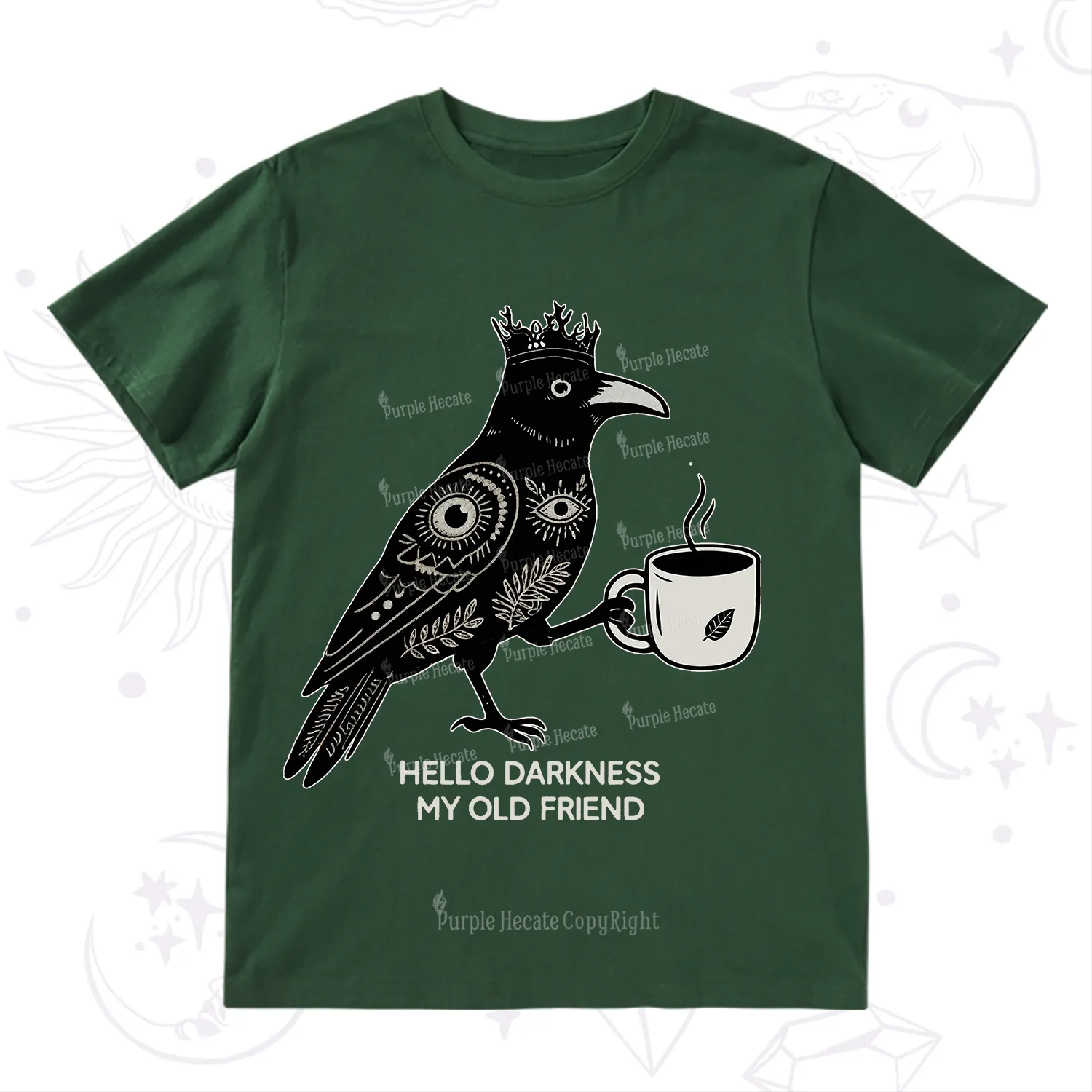 Purplehecate Hello Darkness My Old Friend T-Shirt