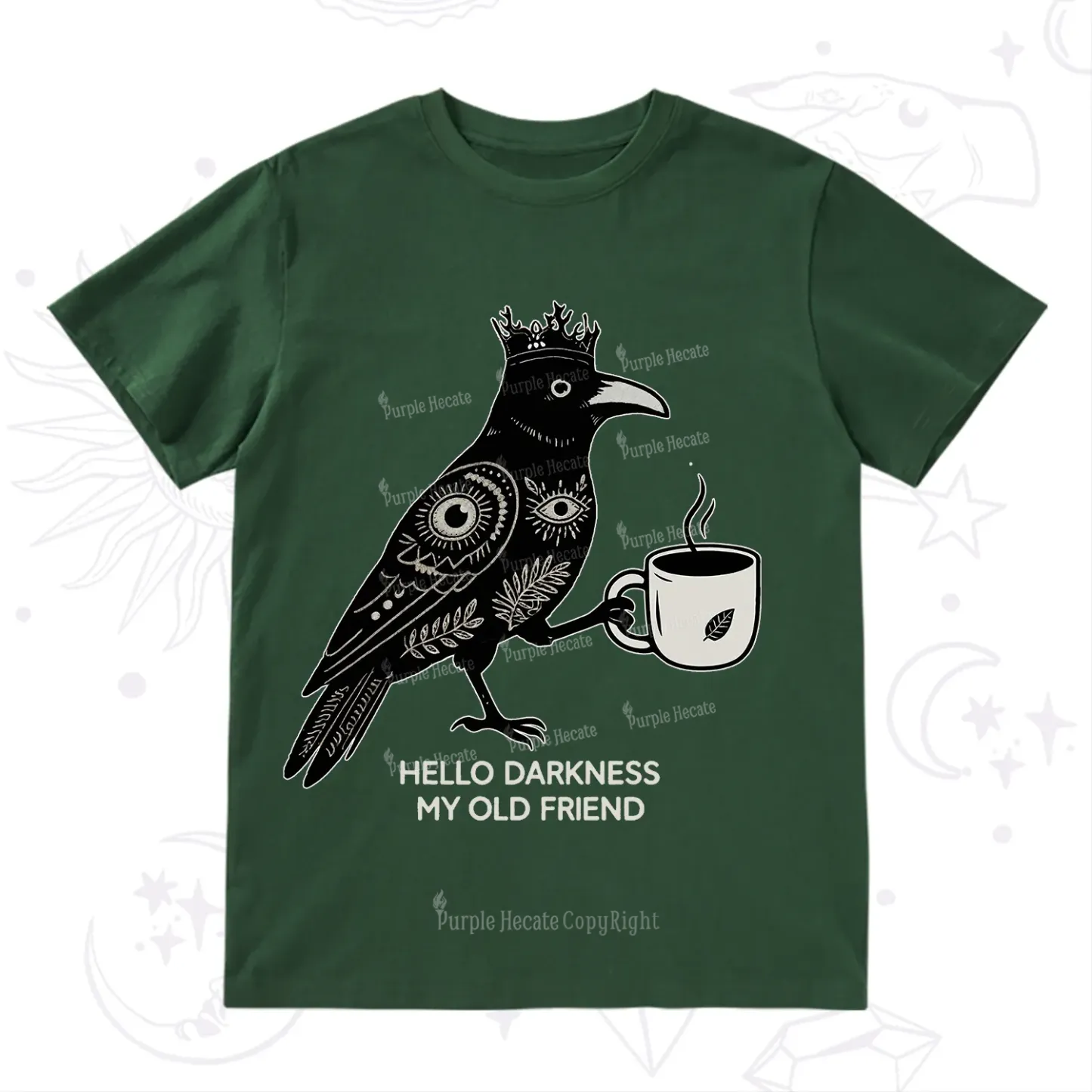 Purplehecate Hello Darkness My Old Friend T-Shirt