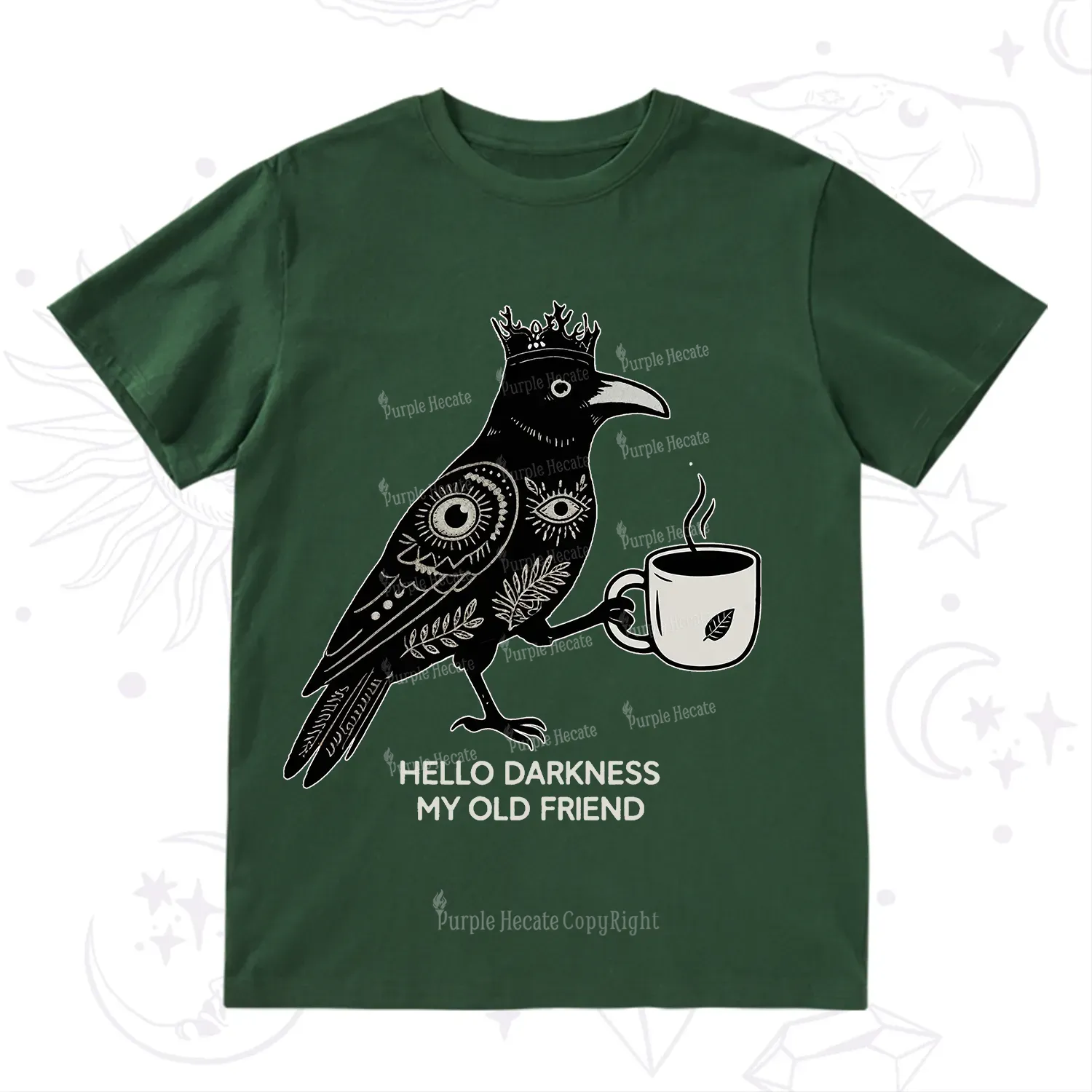 Purplehecate Hello Darkness My Old Friend T-Shirt