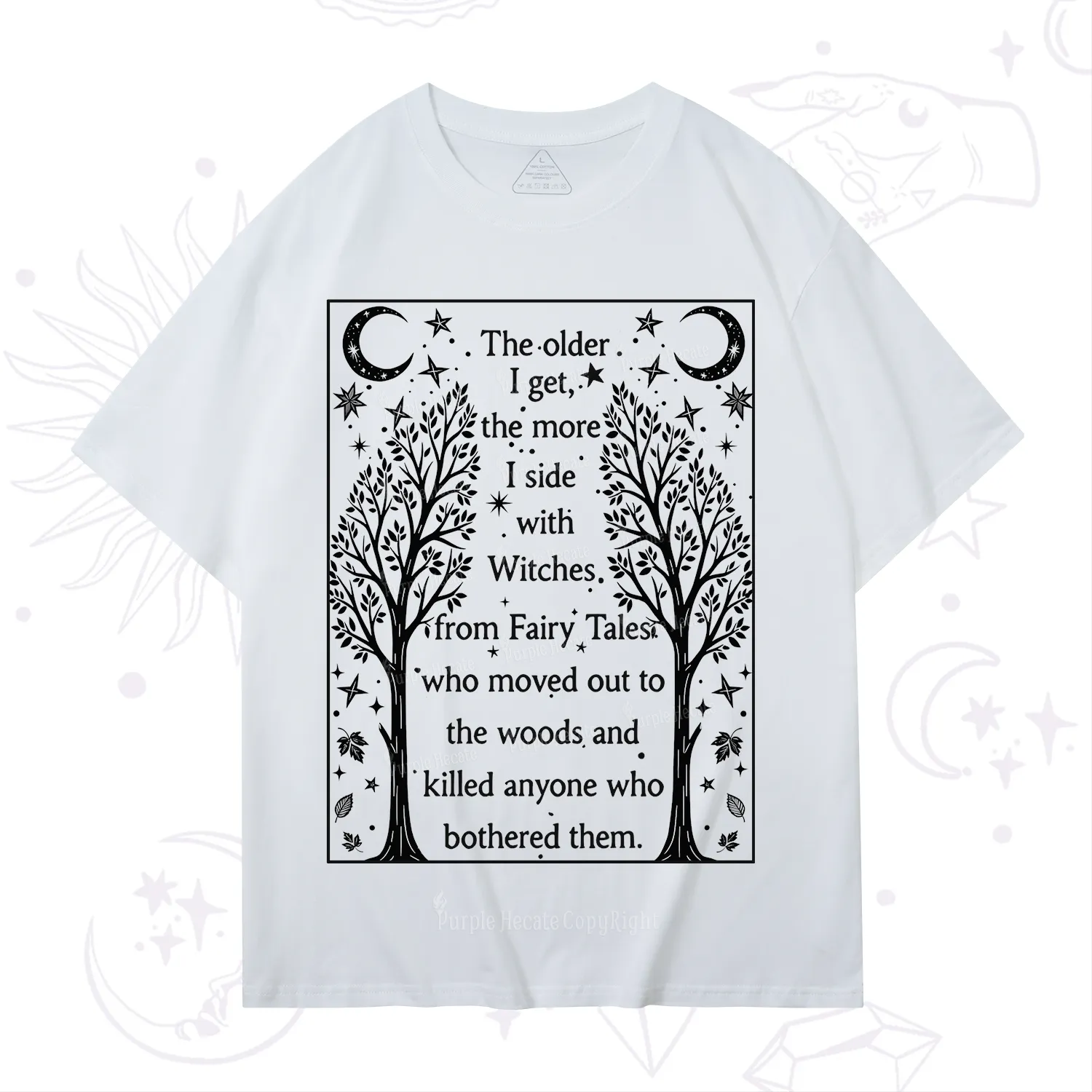 Purplehecate Side With Witches T-Shirt