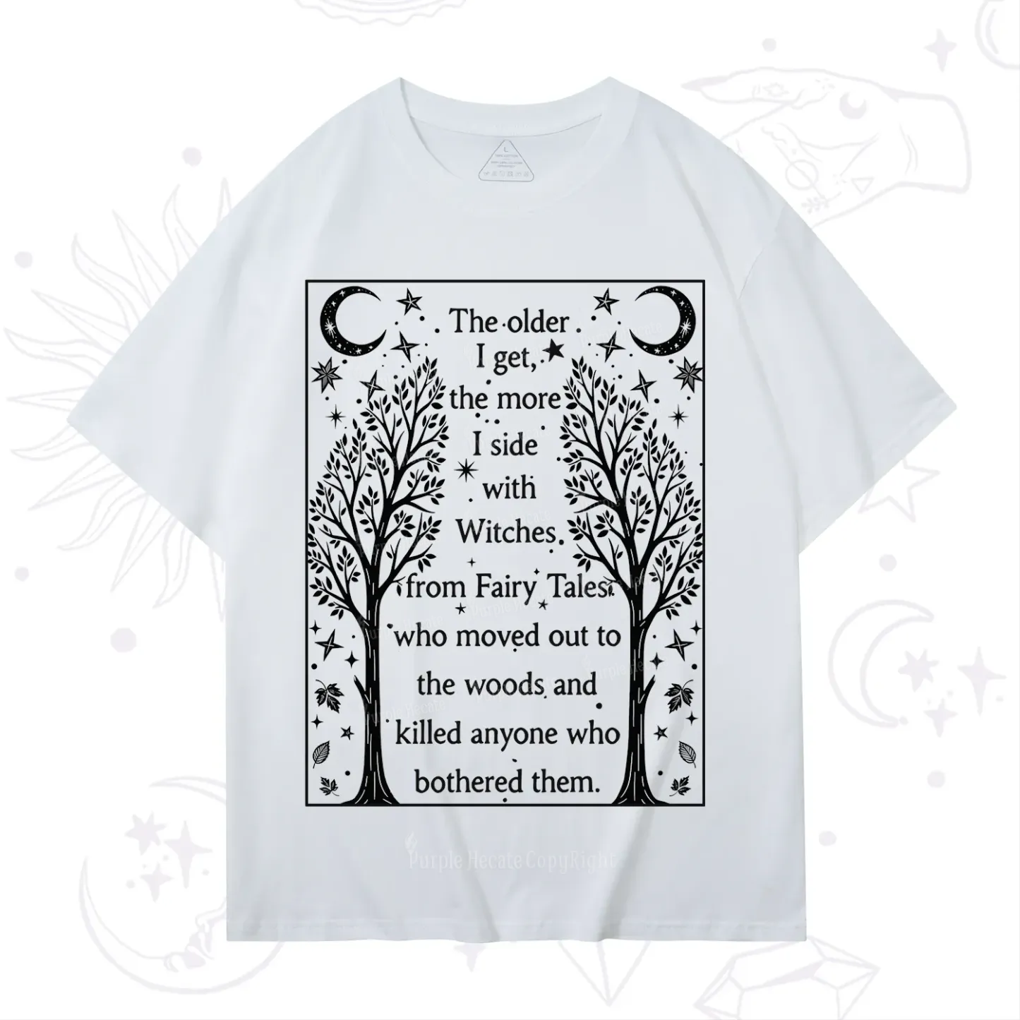 Purplehecate Side With Witches T-Shirt