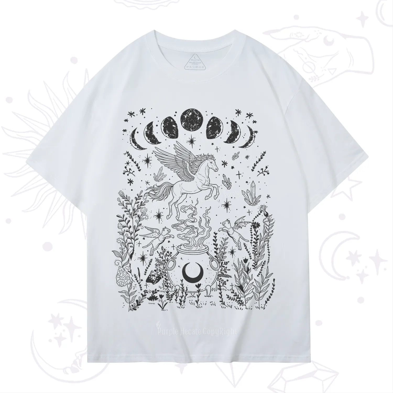 Purplehecate Celestial Pegasus T-Shirt