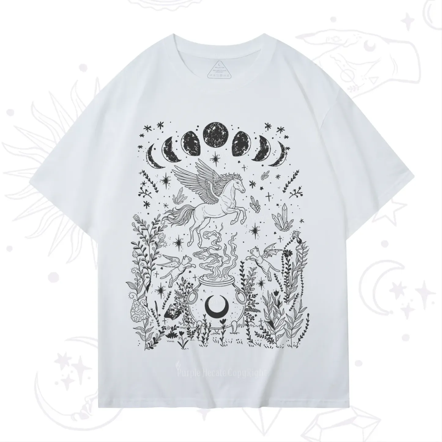 Purplehecate Celestial Pegasus T-Shirt