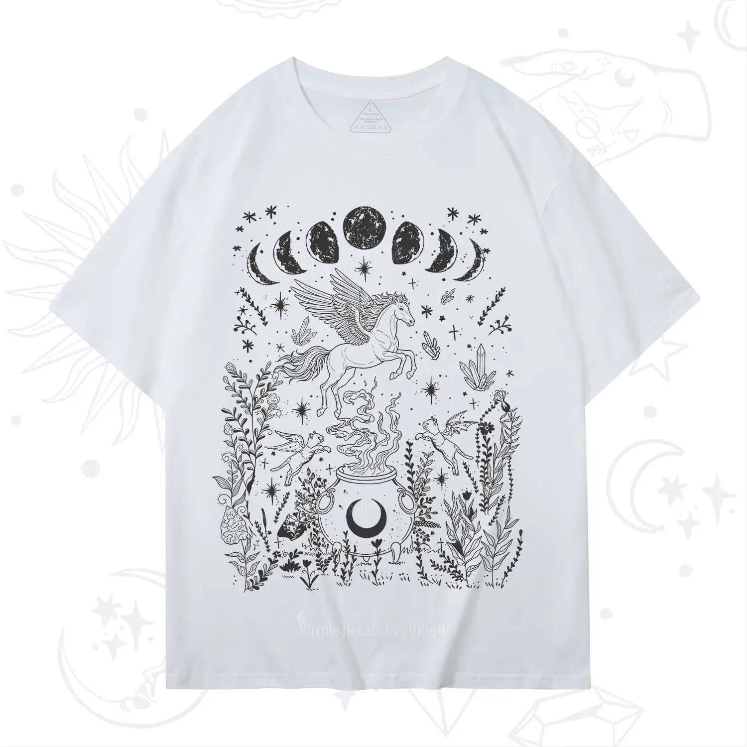 Purplehecate Celestial Pegasus T-Shirt