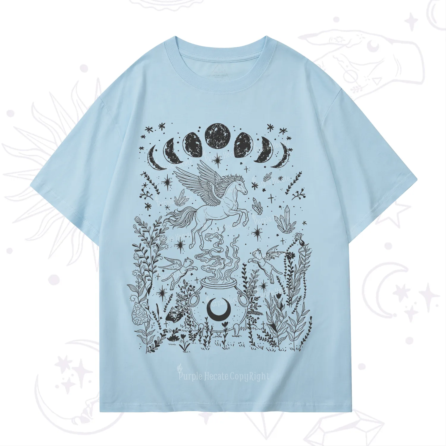 Purplehecate Celestial Pegasus T-Shirt