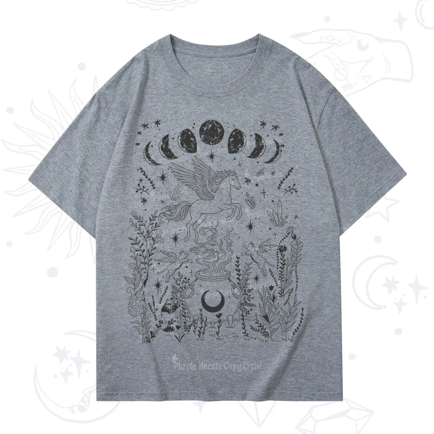 Purplehecate Celestial Pegasus T-Shirt