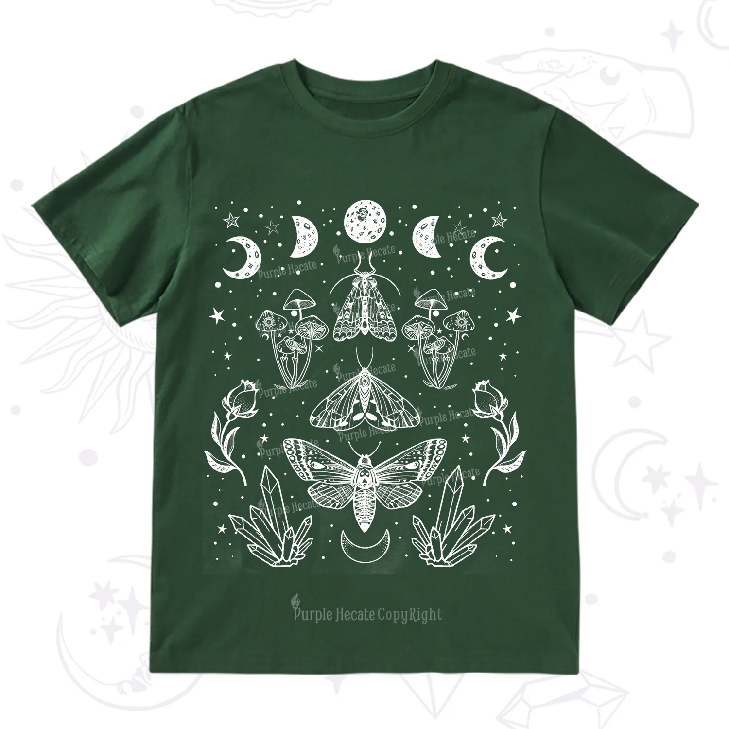 Purplehecate Mystical Moth T-Shirt