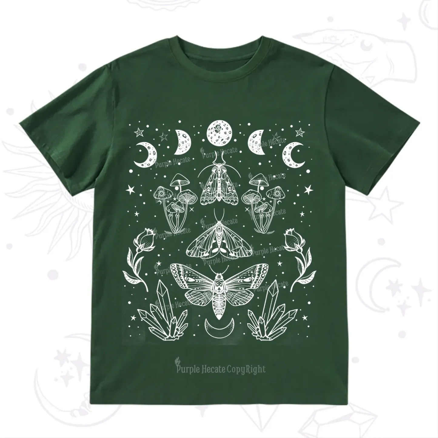 Purplehecate Mystical Moth T-Shirt