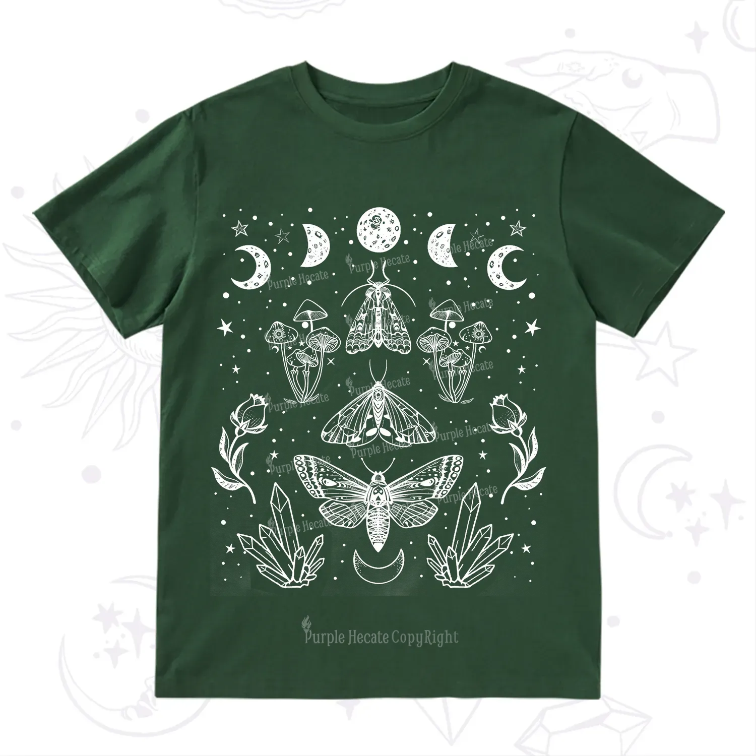 Purplehecate Mystical Moth T-Shirt