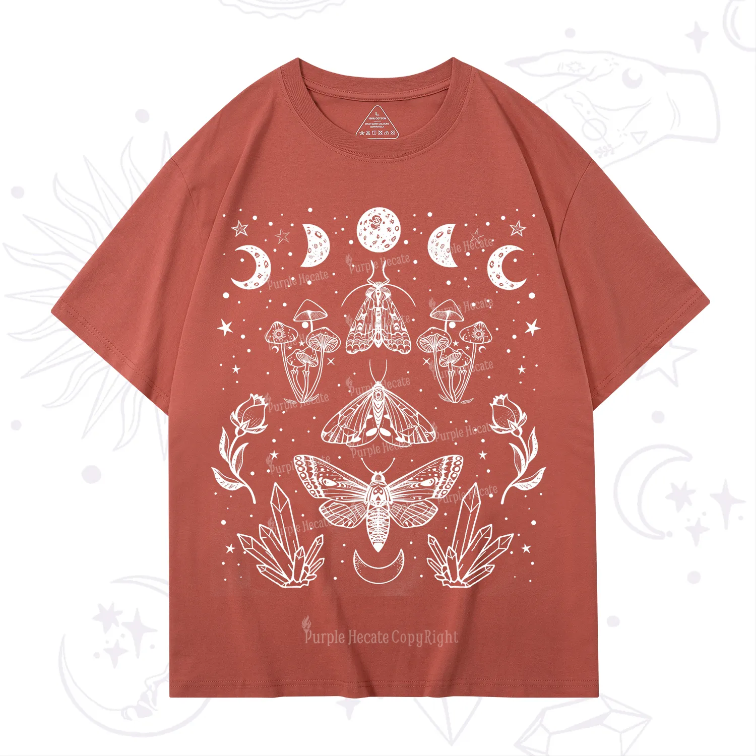 Purplehecate Mystical Moth T-Shirt