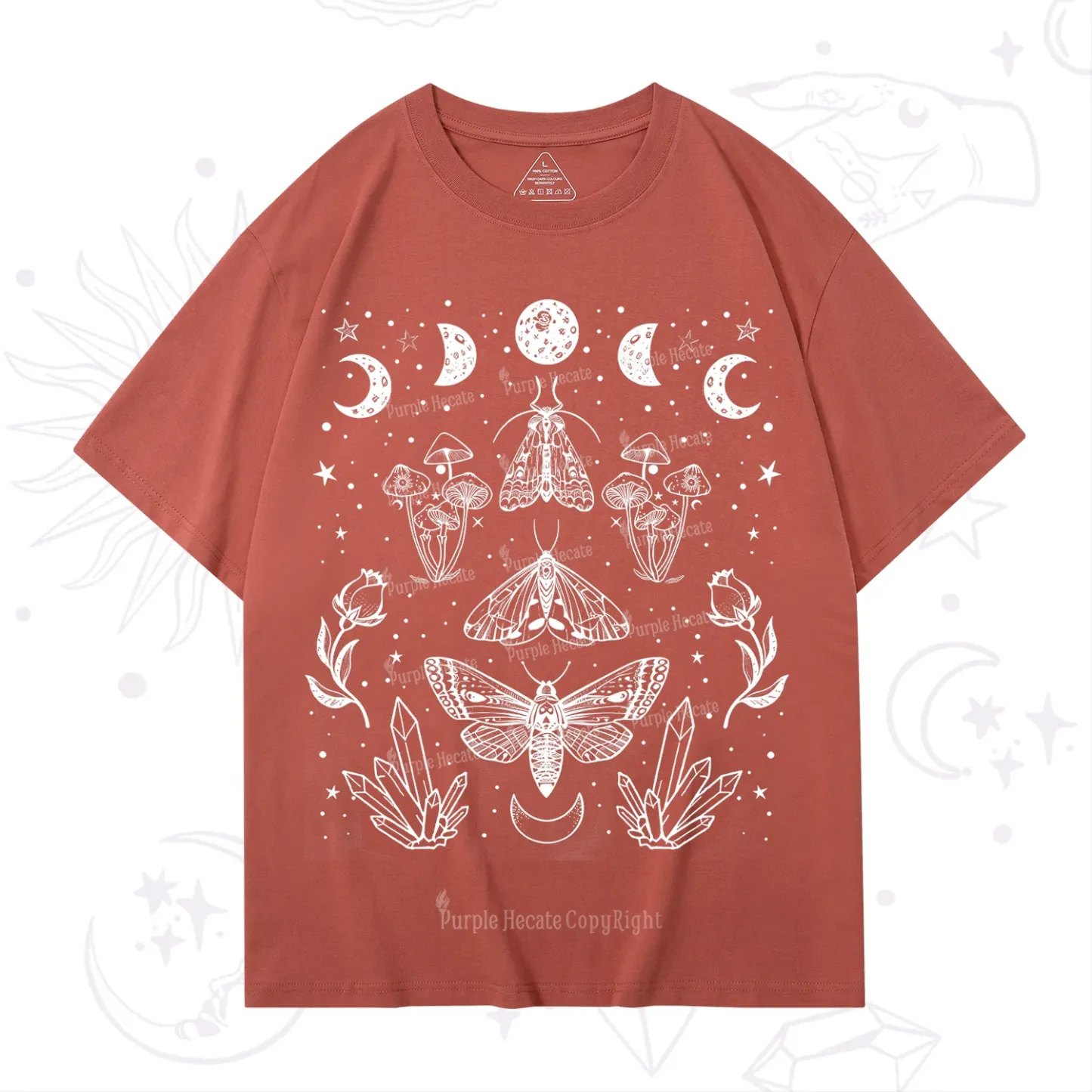 Purplehecate Mystical Moth T-Shirt
