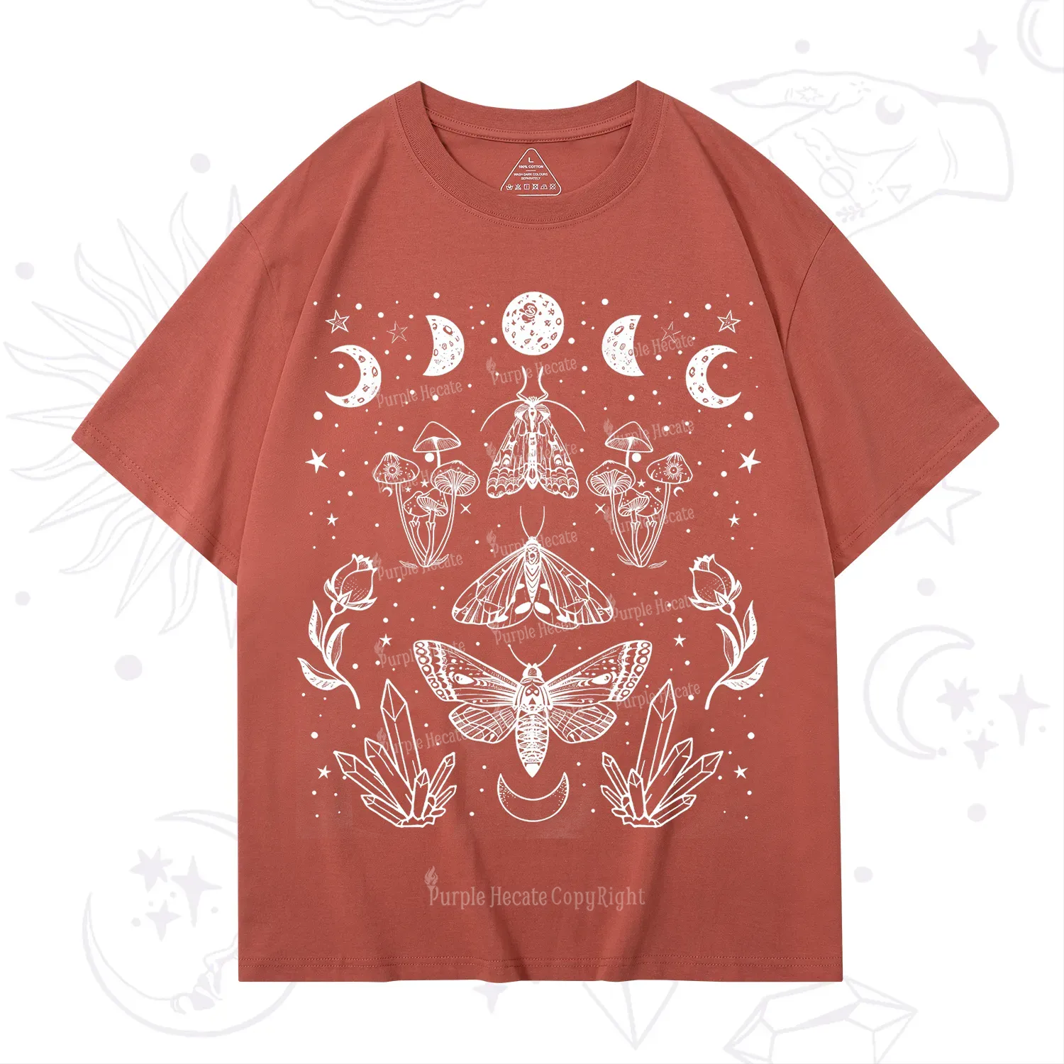 Purplehecate Mystical Moth T-Shirt