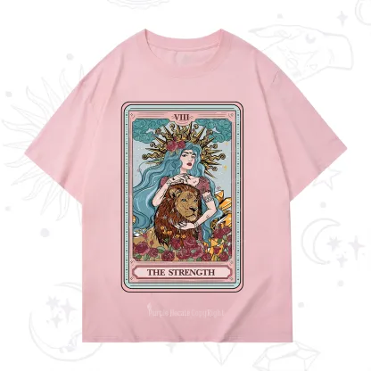 Purplehecate The Strength Tarot Card T-Shirt