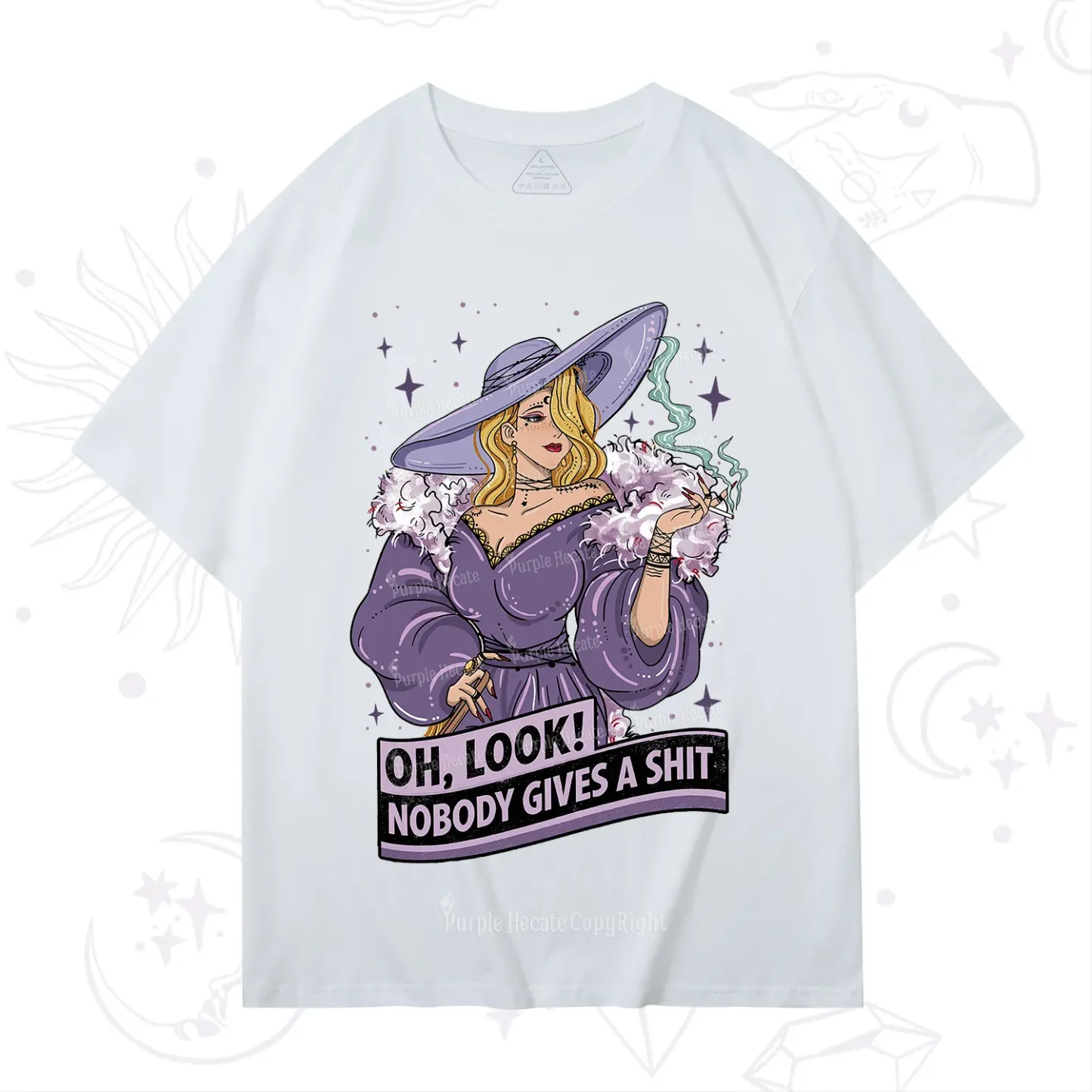 Purplehecate Oh Look Nobody Gives A Shit T-Shirt