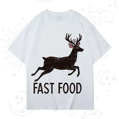 Purplehecate Fast Food Deer T-Shirt