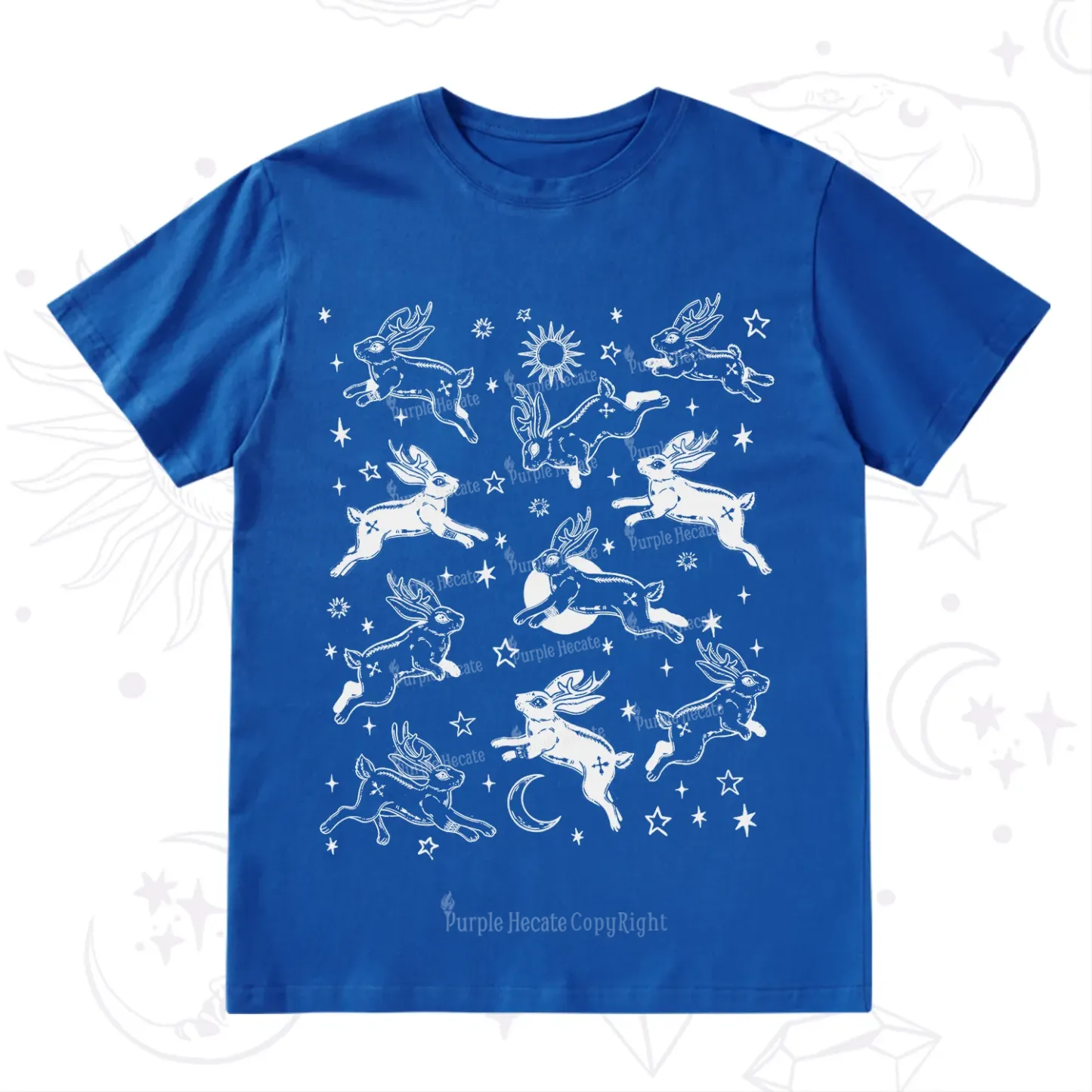 Purplehecate Bunnies in Space T-Shirt