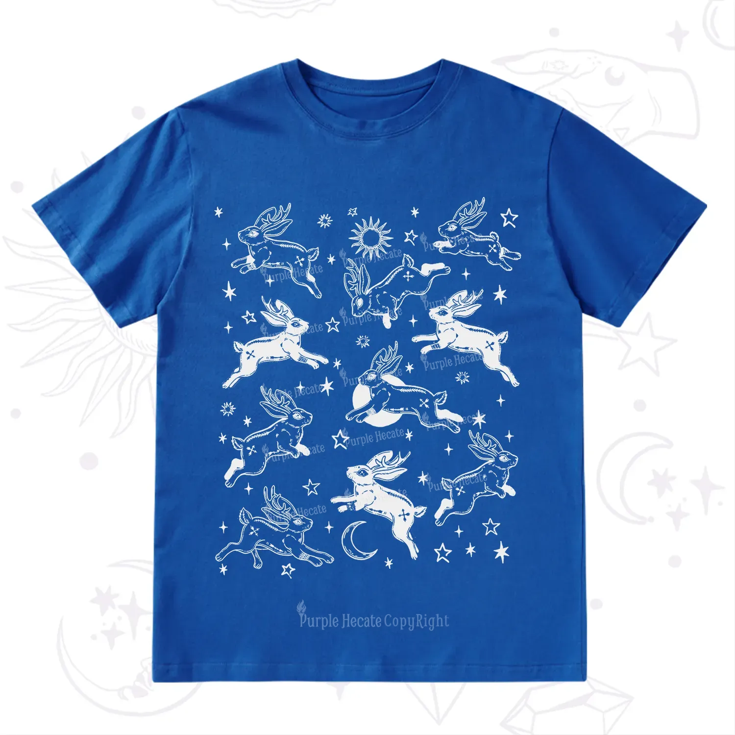 Purplehecate Bunnies in Space T-Shirt