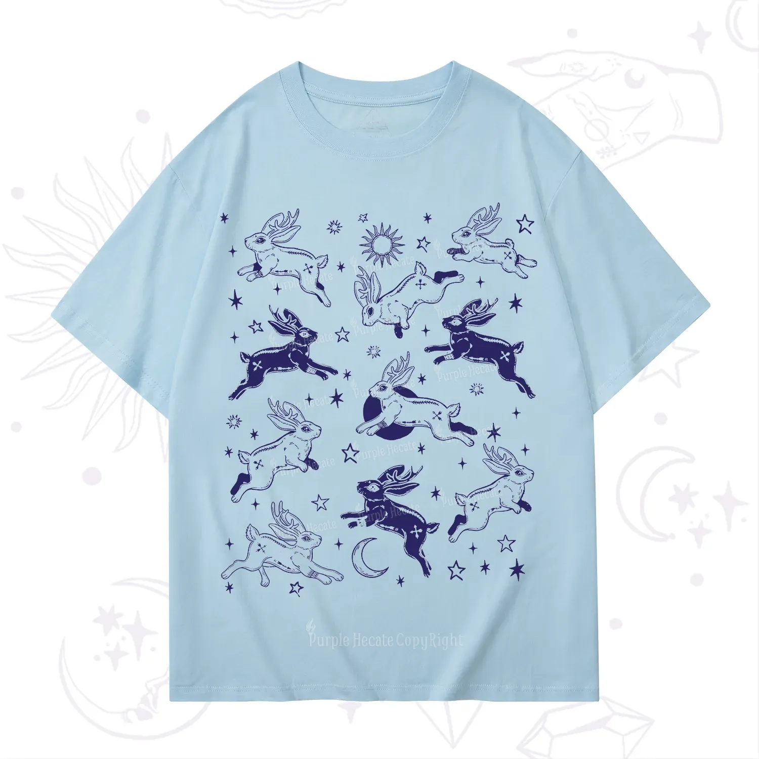 Purplehecate Bunnies in Space T-Shirt