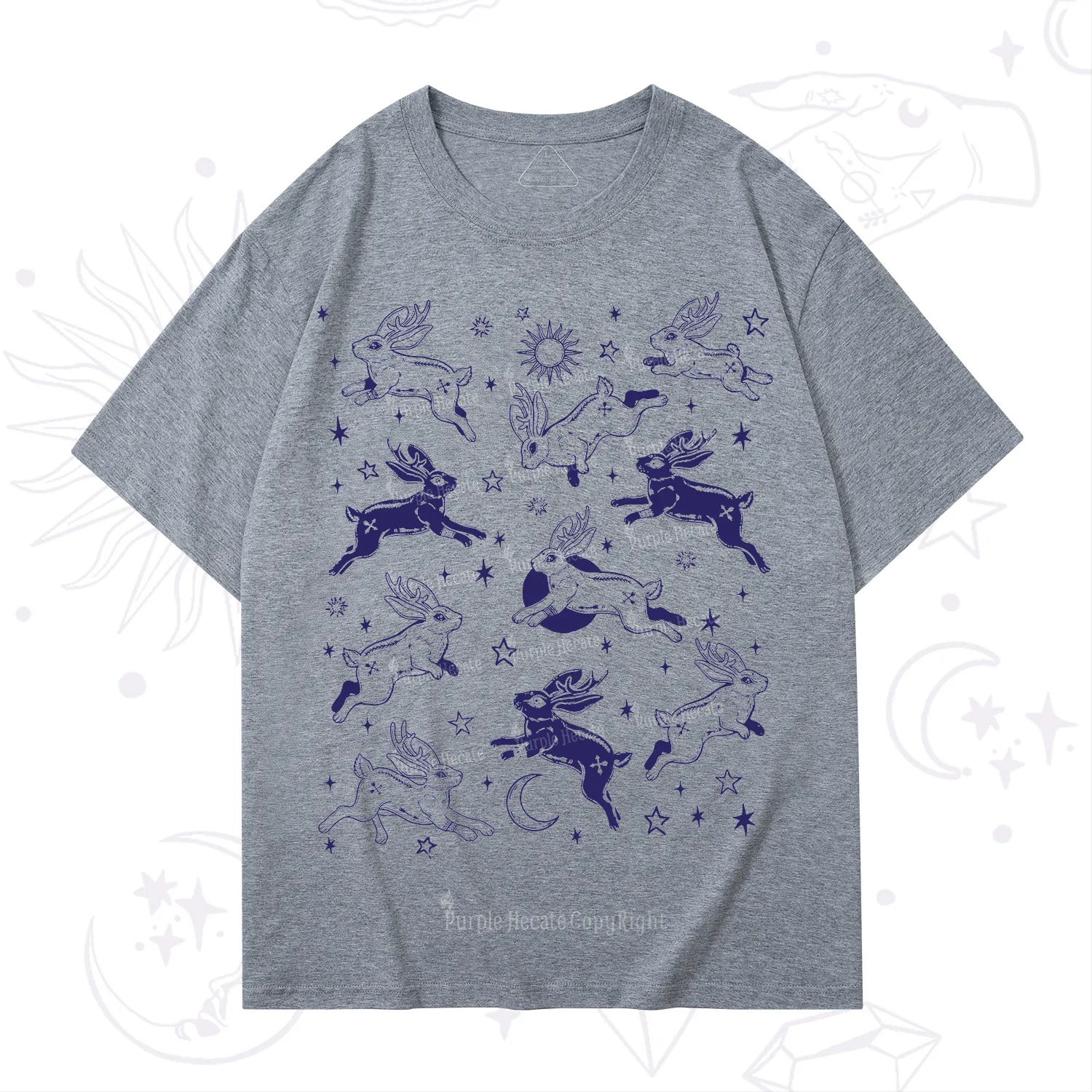 Purplehecate Bunnies in Space T-Shirt