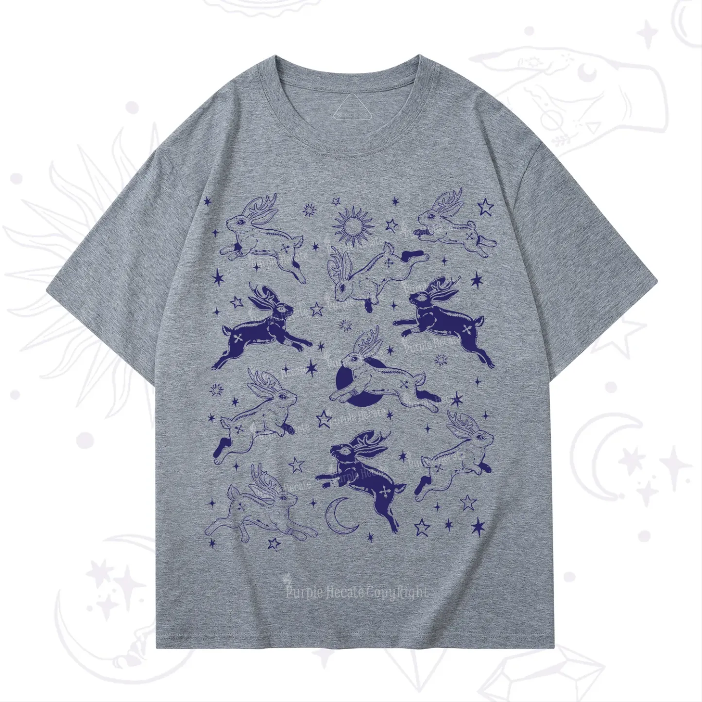 Purplehecate Bunnies in Space T-Shirt