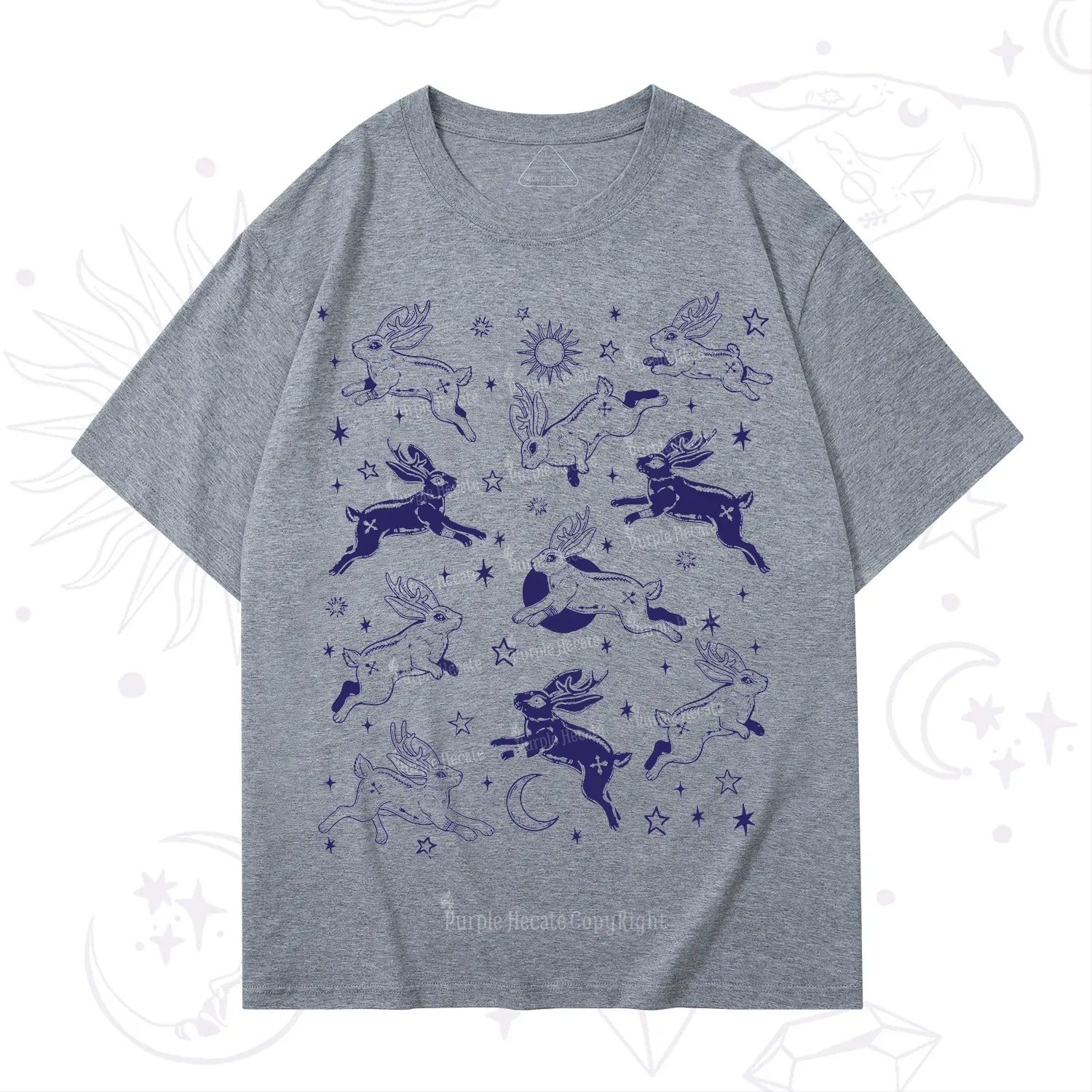 Purplehecate Bunnies in Space T-Shirt