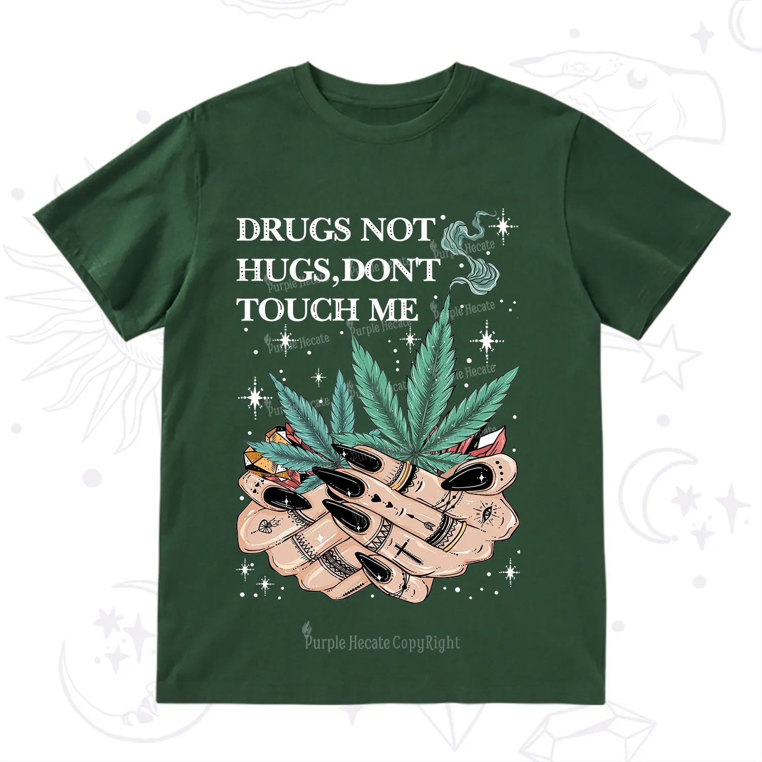 Purplehecate Drugs Not Hugs T-Shirt
