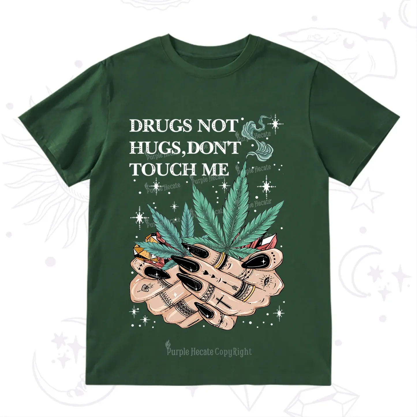 Purplehecate Drugs Not Hugs T-Shirt
