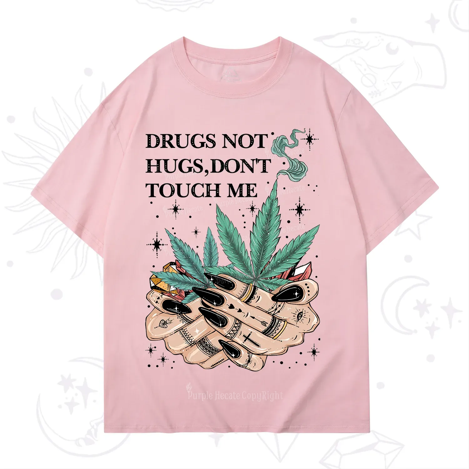 Purplehecate Drugs Not Hugs T-Shirt