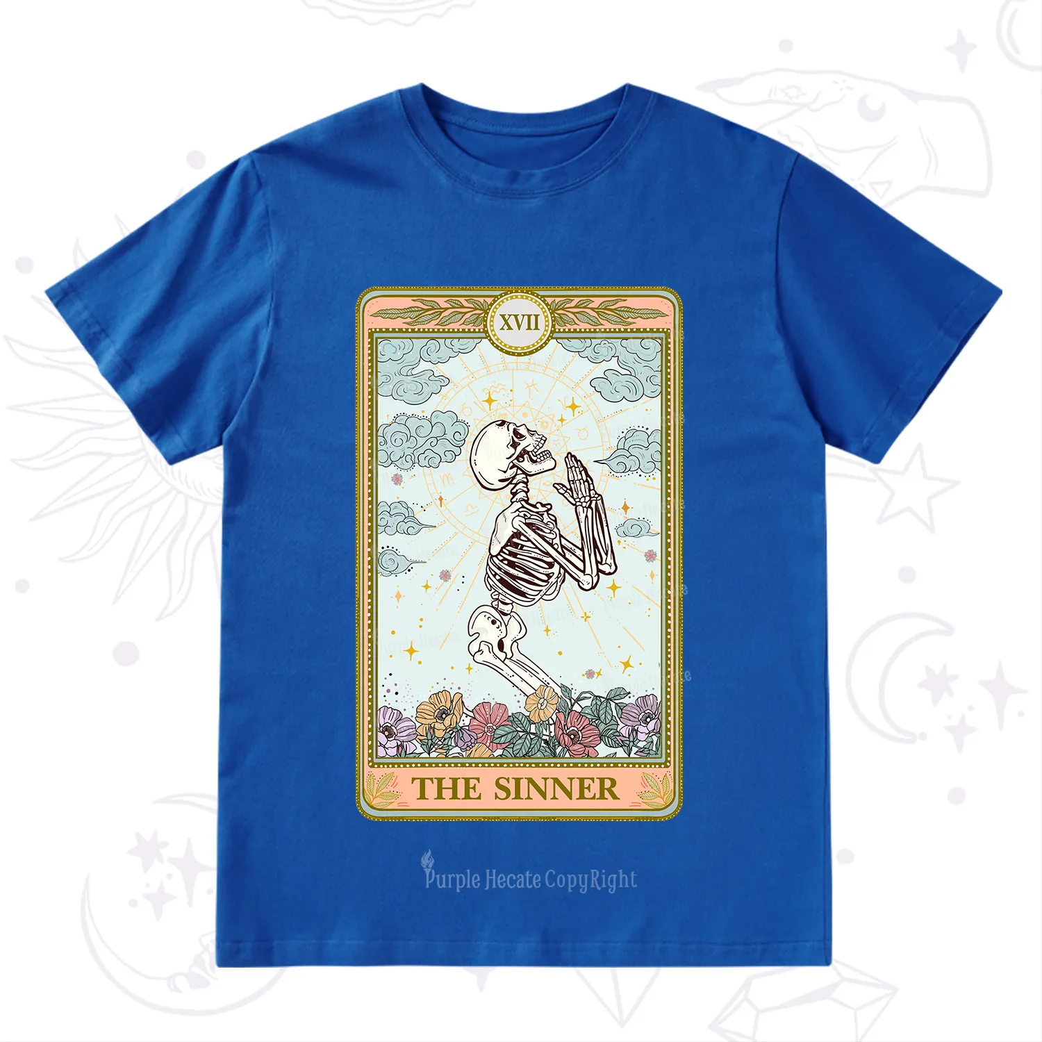 Purplehecate The Sinner Tarot Card T-Shirt