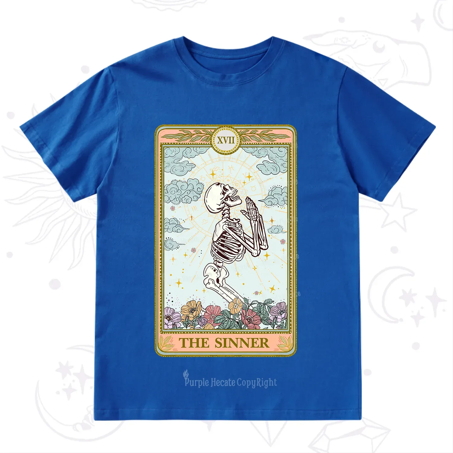 Purplehecate The Sinner Tarot Card T-Shirt