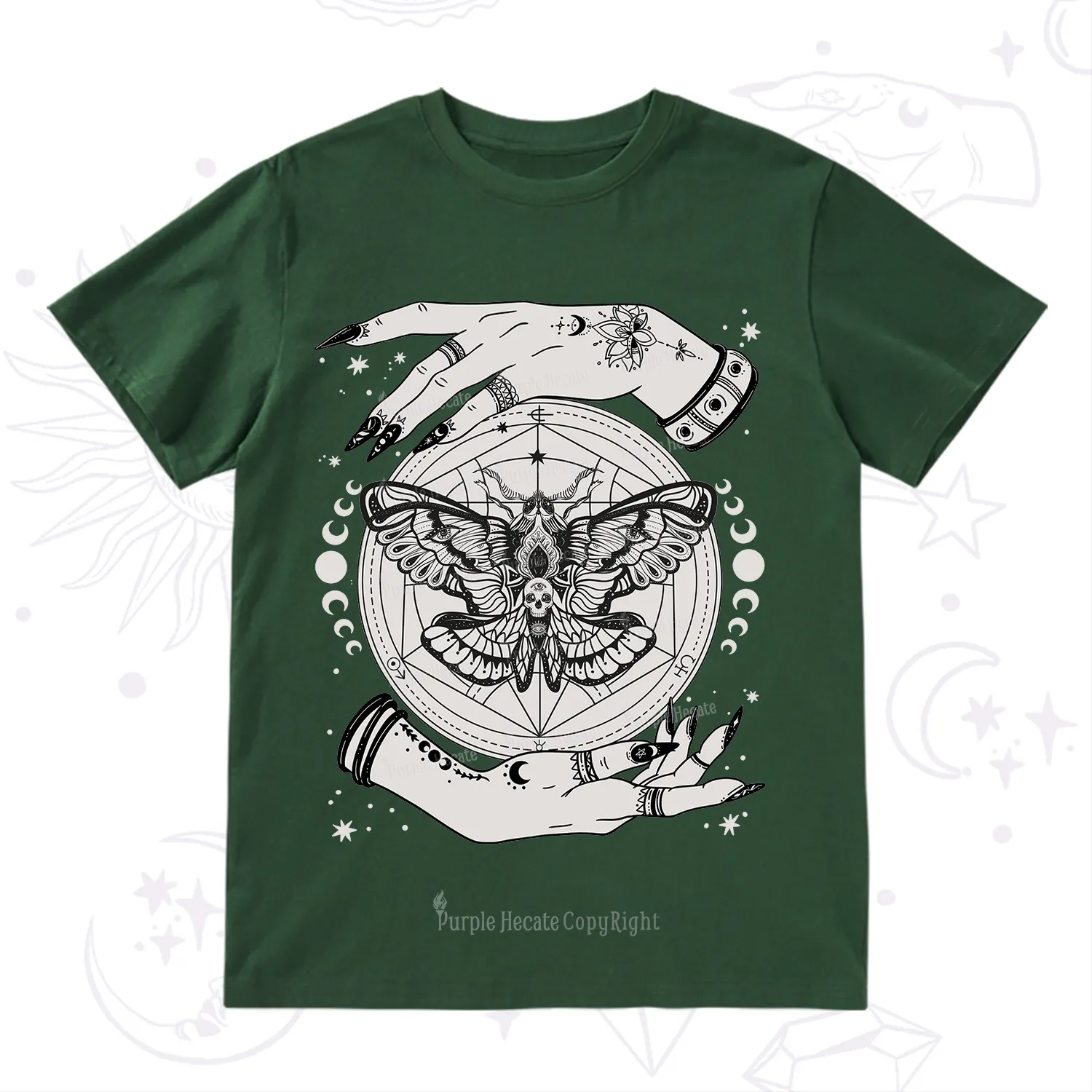 Purplehecate Alchemy Death Moth T-Shirt