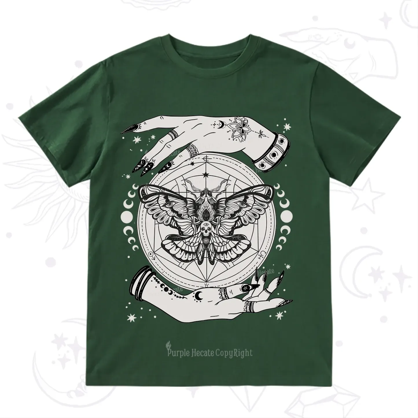 Purplehecate Alchemy Death Moth T-Shirt