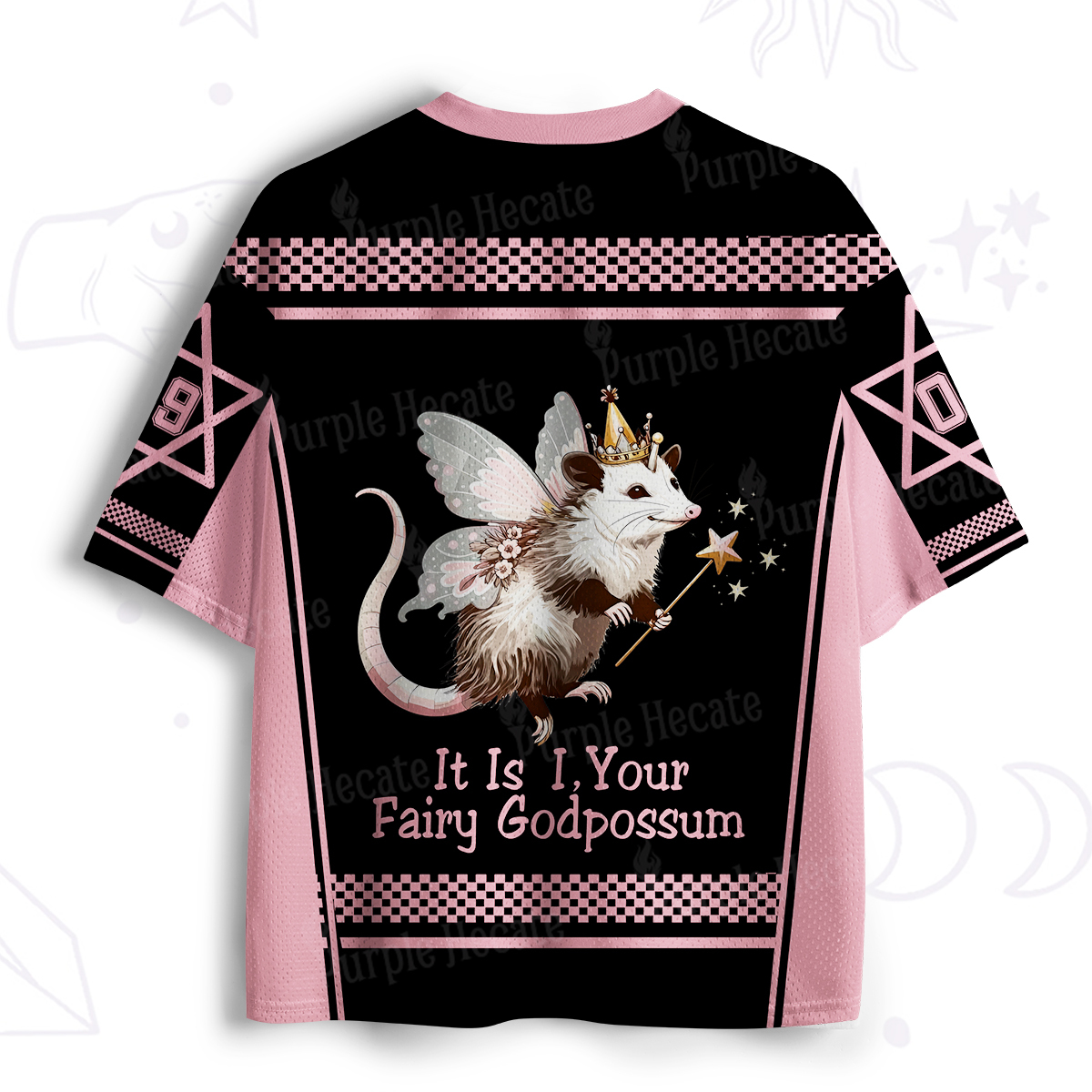 Purplehecate It Is I Your Fairy Godpossum Mesh Jersey