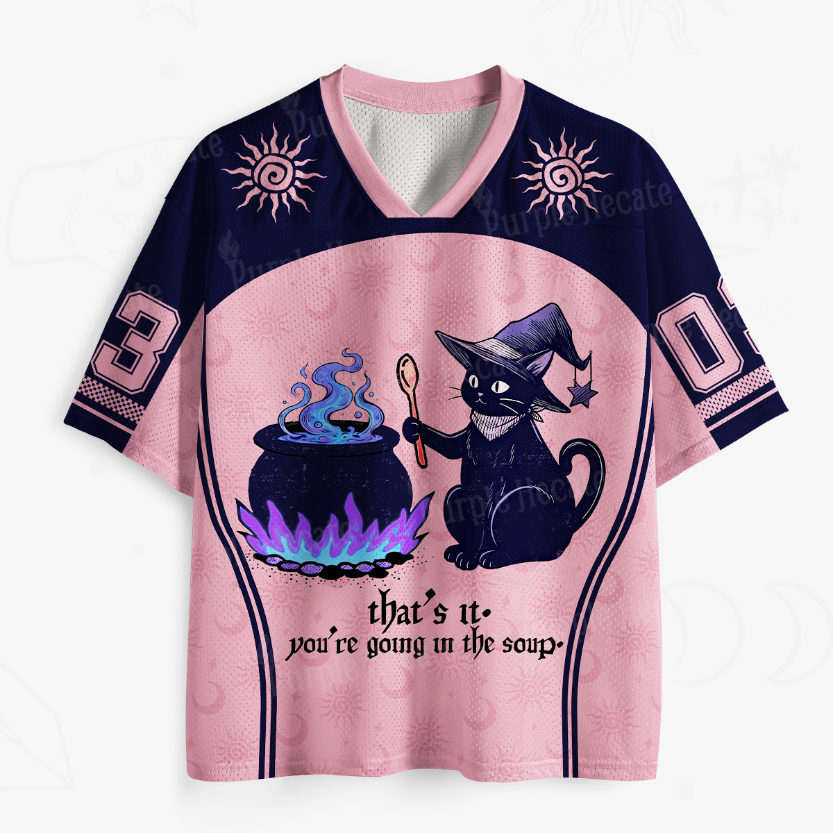 Purplehecate That's It You're Going In The Soup Mesh Jersey