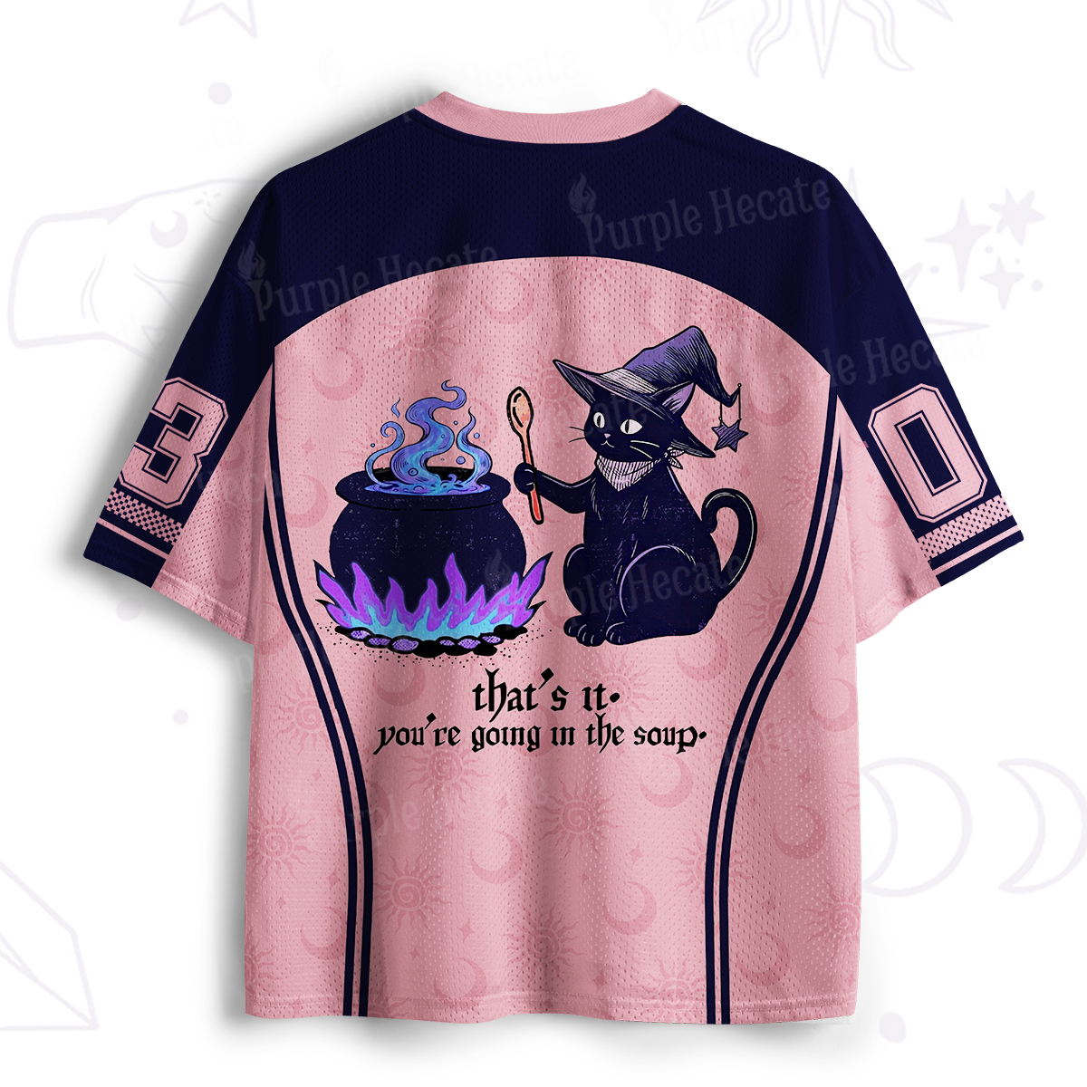 Purplehecate That's It You're Going In The Soup Mesh Jersey