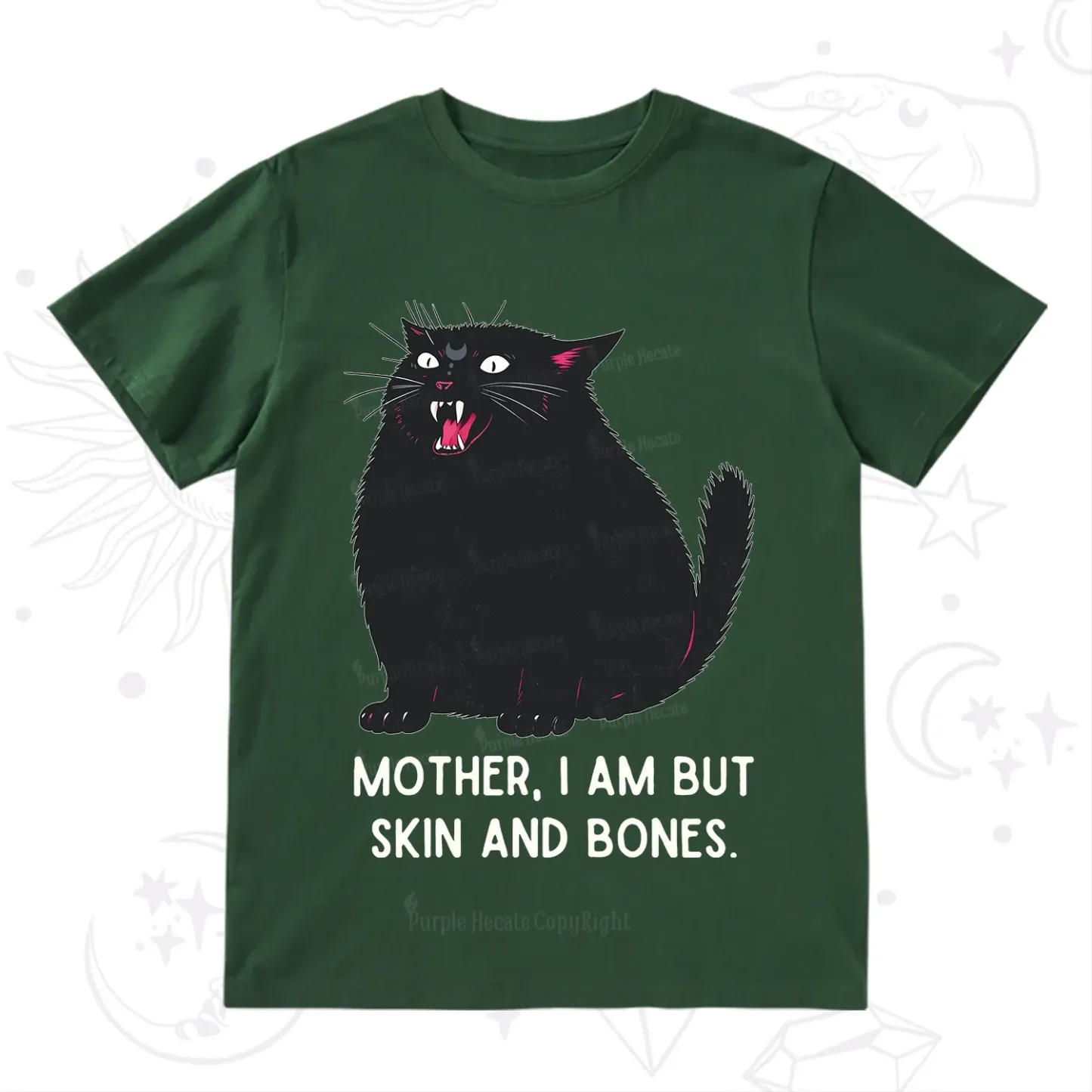 Purplehecate Mom I Am But Skin And Bones T-Shirt