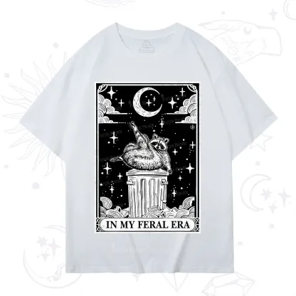 Purplehecate In My Feral Era Raccoon Tarot T-Shirt