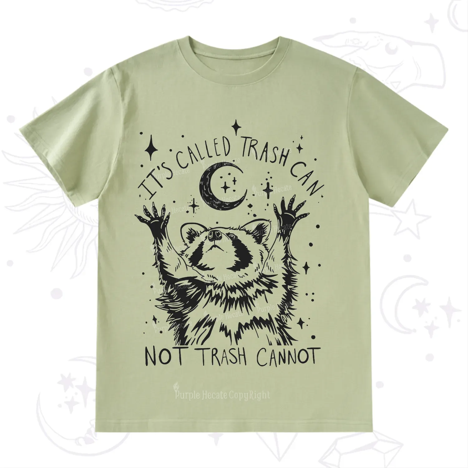 Purplehecate Its Called Trash Can Not Trash Cannot Funny Raccoon T-Shirt