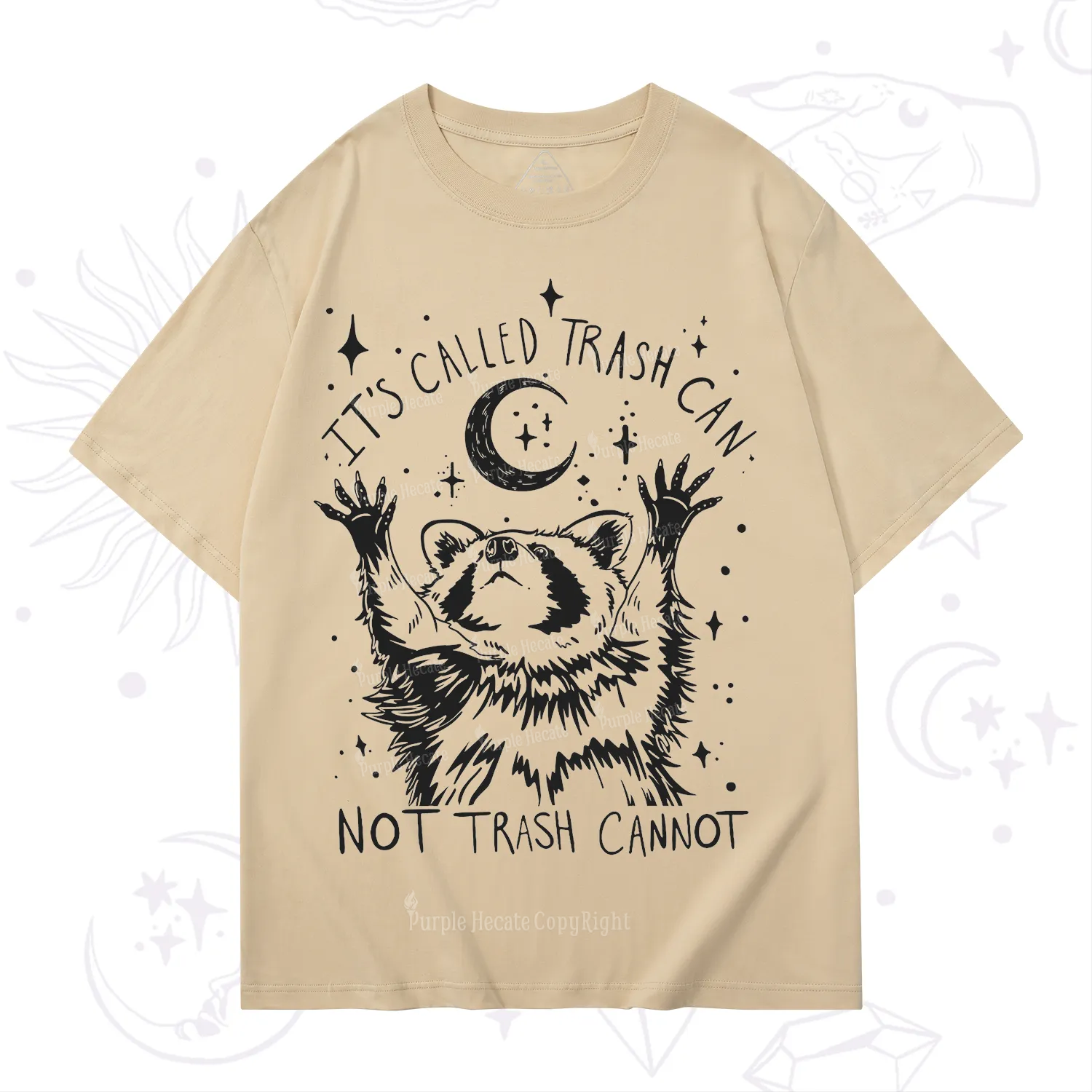 Purplehecate Its Called Trash Can Not Trash Cannot Funny Raccoon T-Shirt