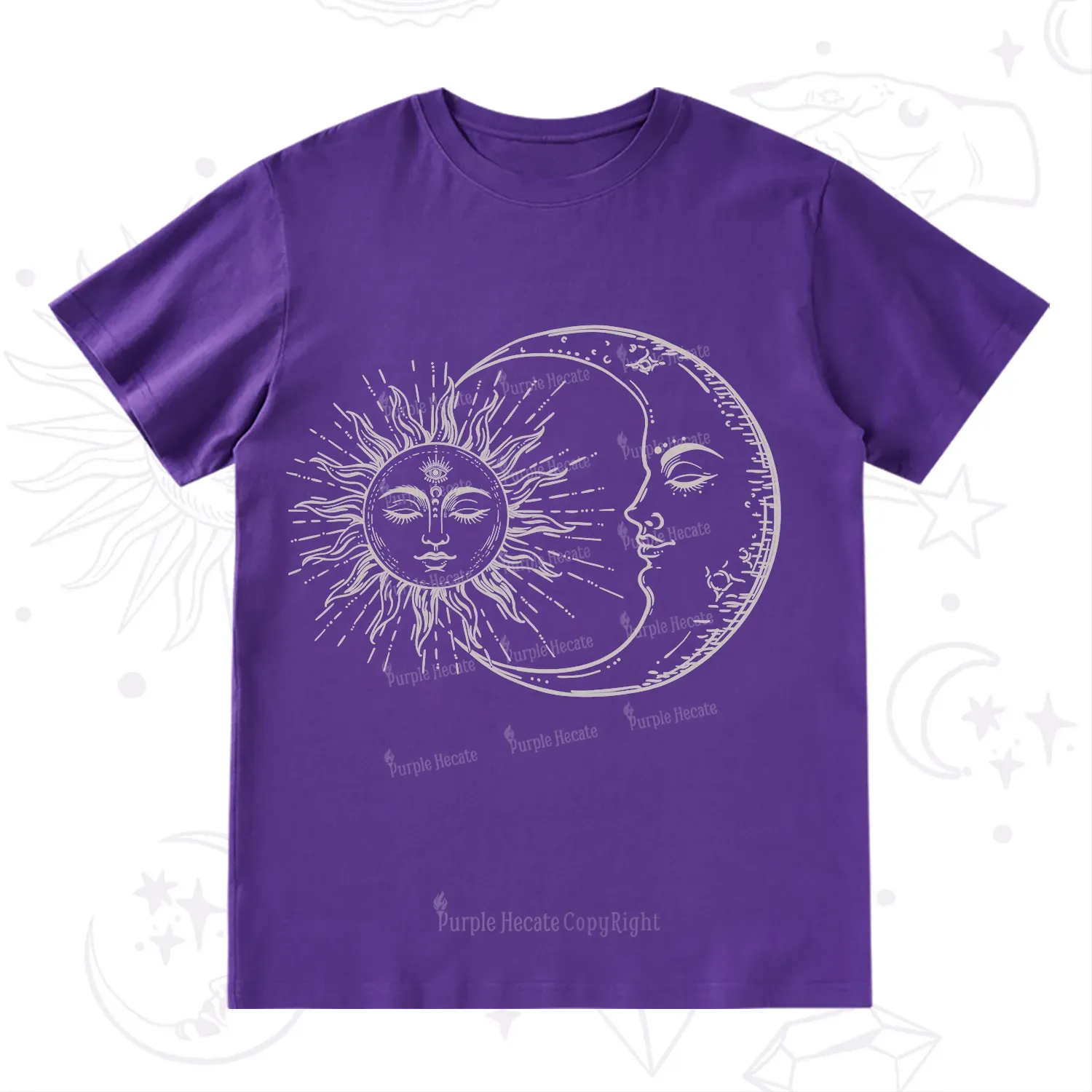 Purplehecate The Moon And The Sun T-Shirt