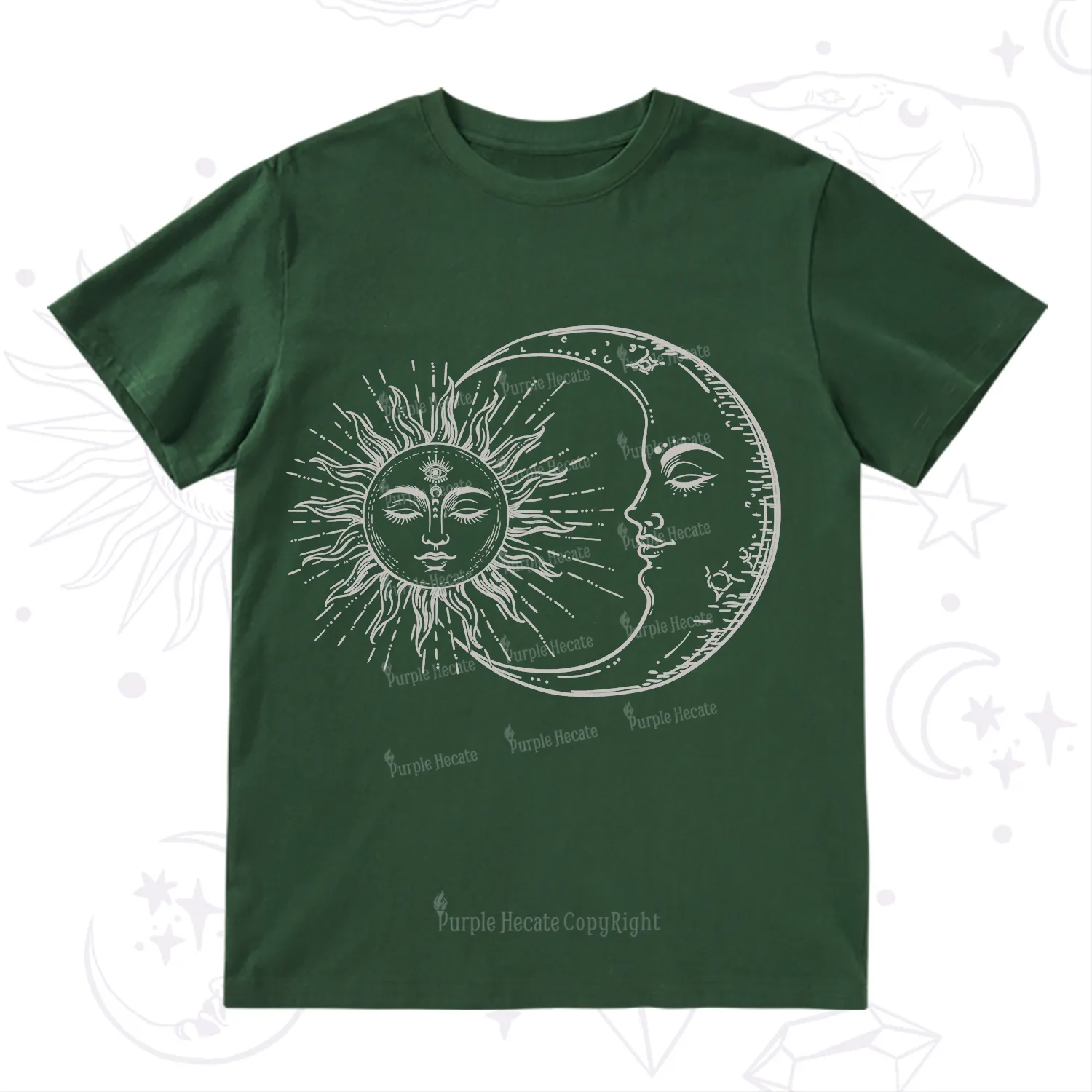 Purplehecate The Moon And The Sun T-Shirt