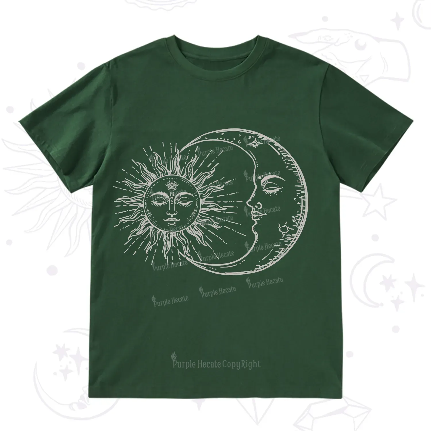 Purplehecate The Moon And The Sun T-Shirt