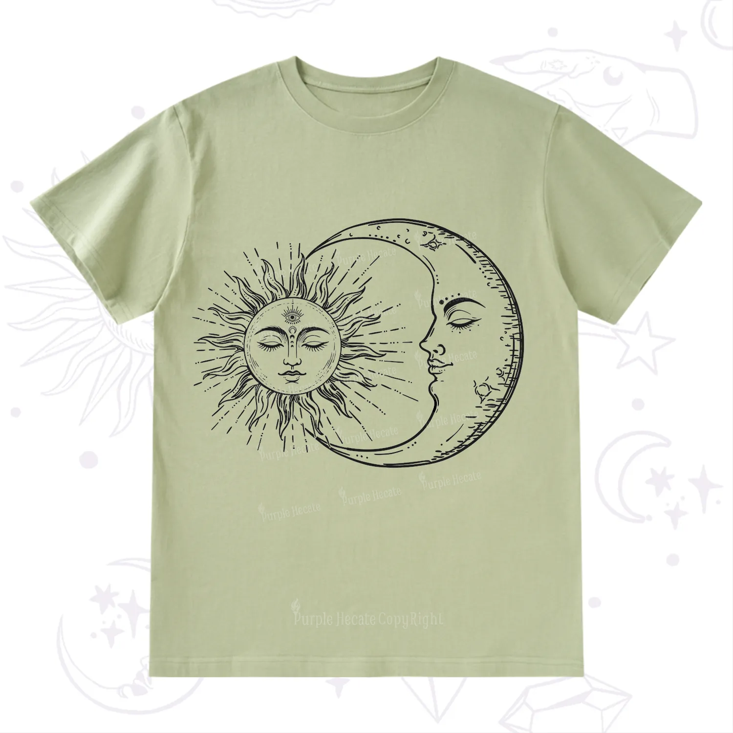 Purplehecate The Moon And The Sun T-Shirt