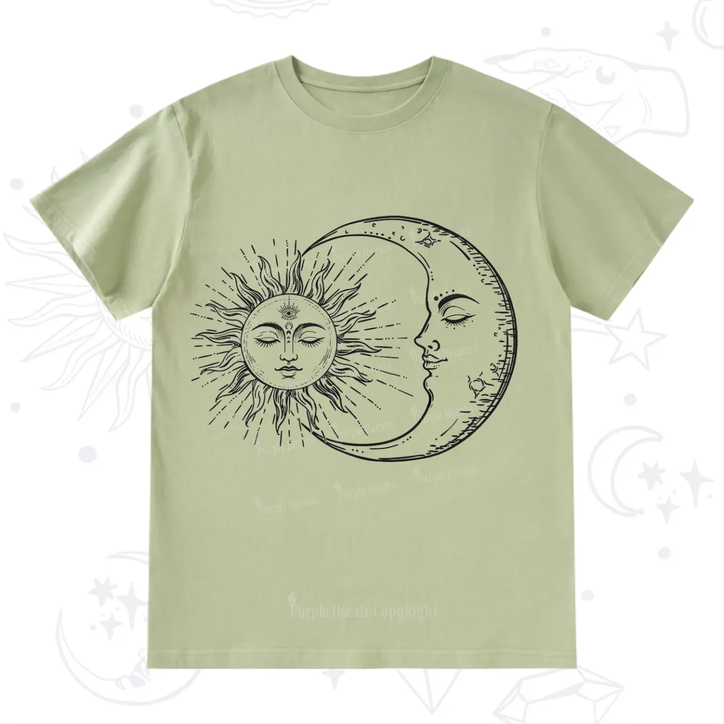 Purplehecate The Moon And The Sun T-Shirt