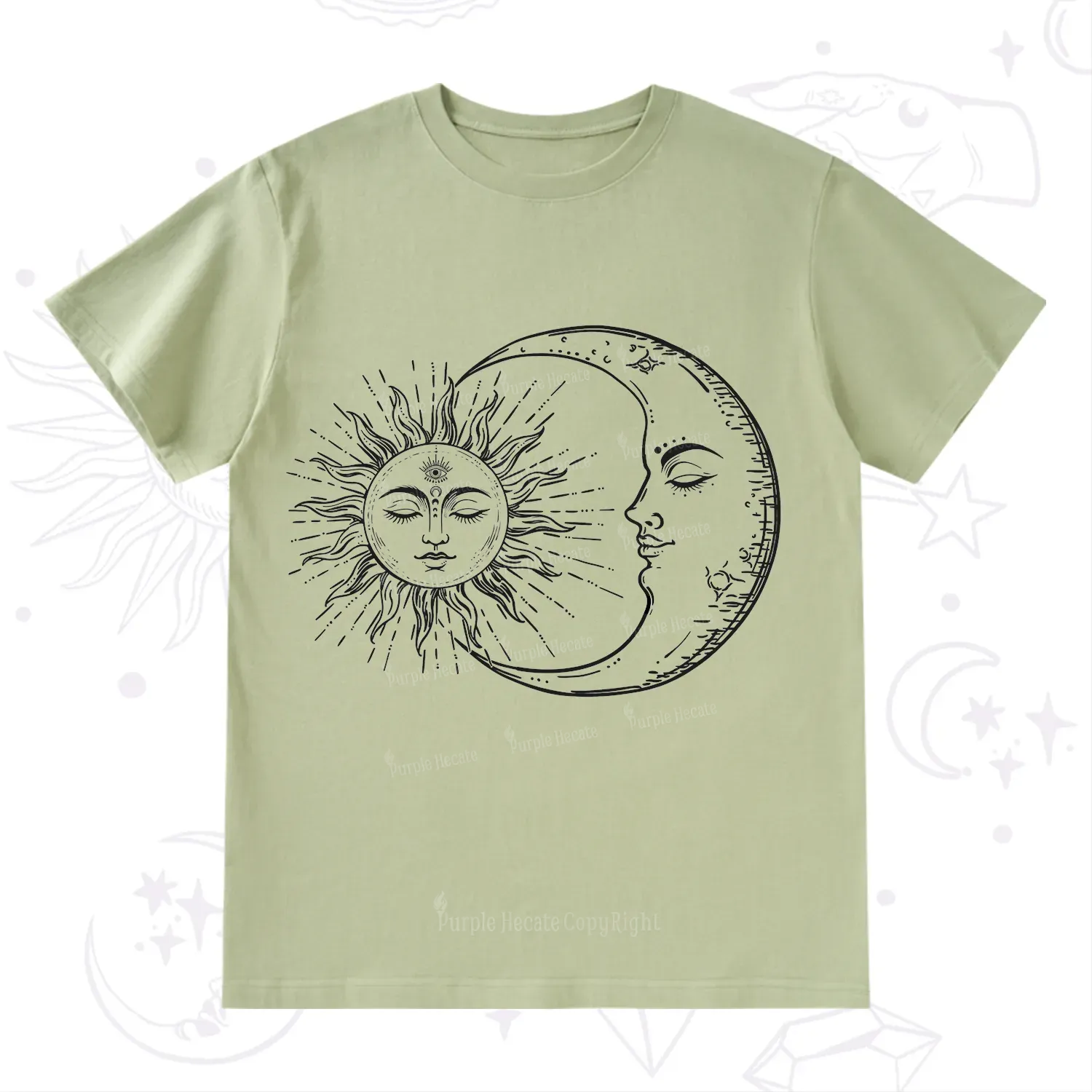 Purplehecate The Moon And The Sun T-Shirt